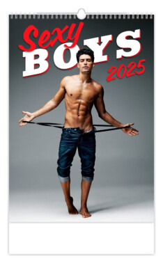 Nástěnný kalendář 2025 Sexy Boys
