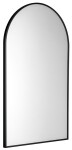 SAPHO - AROWANA zrcadlo v rámu 55x95cm, černá mat AWB5595