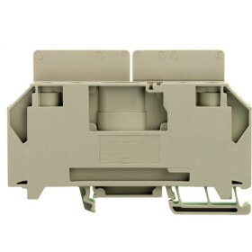 Weidmüller 1925060000 zkušební oddělovací řadová svorka šroubovací Tmavě béžová 10 ks