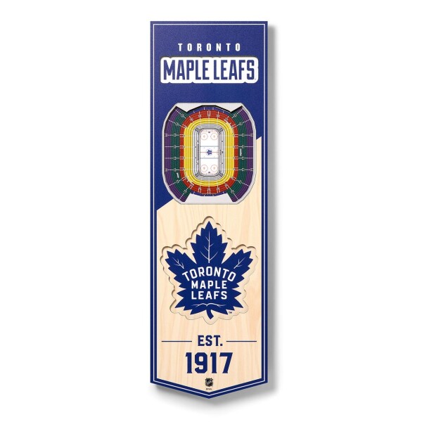 Cedule Toronto Maple Leafs NHL 3D Stadium Banner