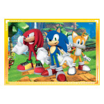 Clementoni Puzzle Sonic 4v1 - Clementoni