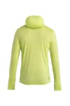 ICEBREAKER Mens Merino 200 Realfleece™ Descender LS Zip Hoodie, Hyper (vzorek) velikost: M