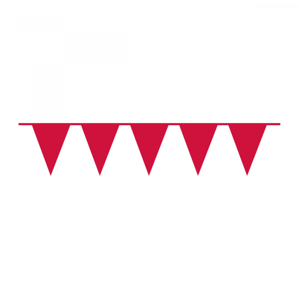 Vlajka červená 10 m Amscan Vlajka červená 10 m Amscan