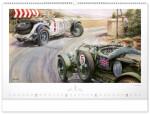 Nástěnný kalendář 2027 Notique Oldtimers – Václav Zapadlík, 64 x 42 cm