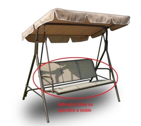 ROJA látka na sedák CONFORT béžový