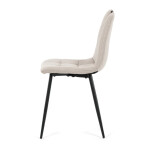 Jídelní židle, béžová, látka, DCL-V2017 CRM2