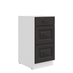 Spodní skříňka Stilo 40 D 3S BB - Premium Box Barva korpusu: Dub artisan, Barva dvířek: Grafit