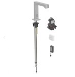 GEBERIT - Brenta Elektronická umyvadlová baterie, bateriové napájení, easy to clean, kartáčovaná nerez 116.194.SN.1