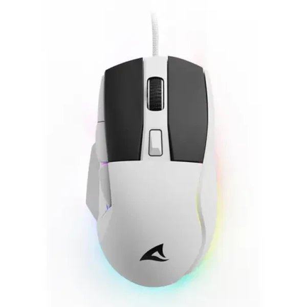 Sharkoon SKILLER SGM35 bílá / herní myš / 6400 dpi / USB / optická / 6 tlačítek (4044951040223)