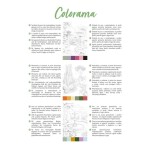 Clairefontaine Odelia Gardens omalovánky A4, 6 motivů, 20 listů, 250g/