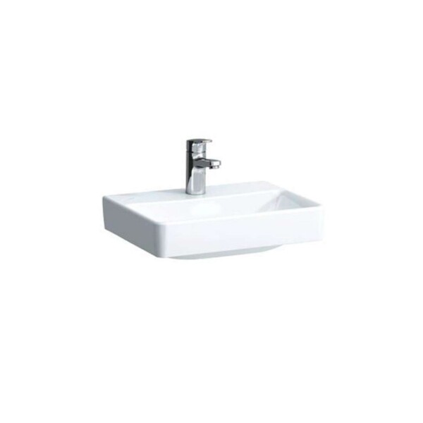 Laufen - Pro S Umývátko, 45x34 cm, 1 otvor pro baterii, bez přepadu, bílá H8169610001561