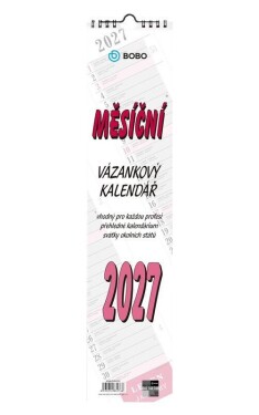 Nástěnný kalendář 2027 vázanka široká