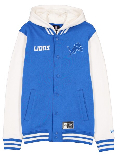 New Era Pánská bunda Detroit Lions NFL Letterman Hooded Velikost: 2XL