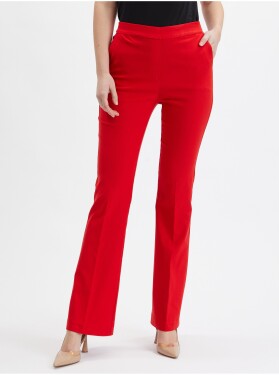 Orsay Červené dámské kalhoty dámské