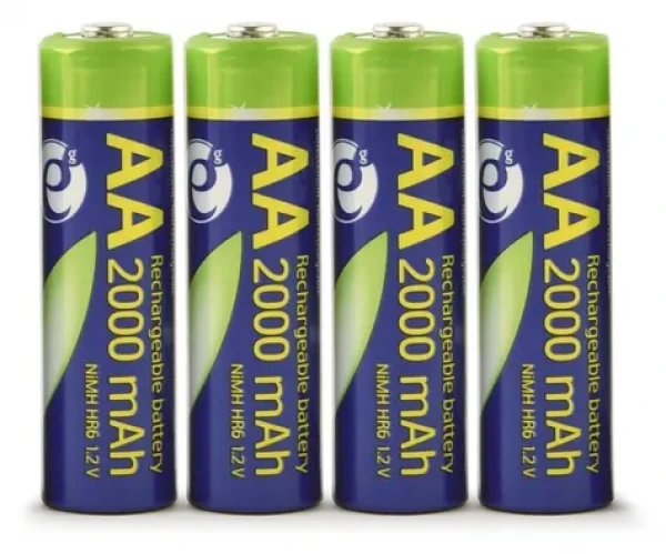 Nabíjecí baterie AA 2000mAh / Tužkové baterie / Ni-MH / 4 ks / v blistru (EG-BA-AA20R4-01)