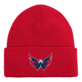 Outerstuff Dětská zimní čepice Washington Capitals NHL Cuffed Knit červená II