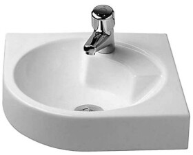 DURAVIT - Architec Umyvadlo 64x54 cm, bez přepadu, s otvorem pro baterii, bílá 0448450000