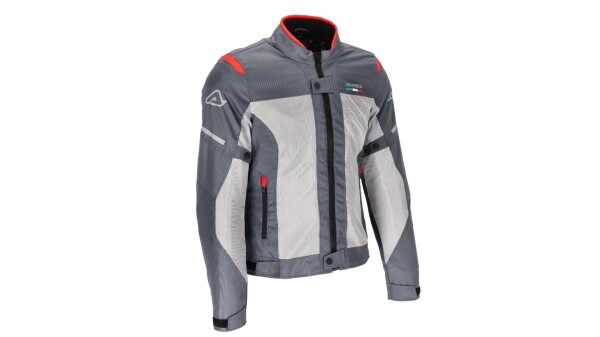Bunda Acerbis CE ON Road Ruby Lady šedá/červená šedá/červená XL