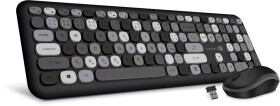 Bezdrátová klávesnice + myš, Combo CONNECT IT FASHION, černá