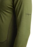 Pánské merino triko dlouhý rukáv, 1/2 zip ICEBREAKER Mens Merino 200 ZoneKnit LS Half Zip, Dark Loden/Sphagnum/Cb velikost: XL