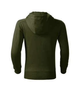 Trendy Zipper mikina dětská military 122 cm/6 let
