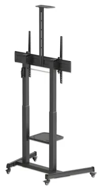 Manhattan Mobilní stojan pro TV černá / Stojan pro TV / 60-120" / nosnost 120 kg / VESA do 1000x600 (462709)