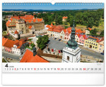 Nástěnný kalendář 2026 NOTIQUE - Panoramata Česka, 48 x 33 cm