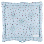 GREEN GATE Prošívaný podsedák Lianca Pale Blue 50 × 50 cm, modrá barva, textil