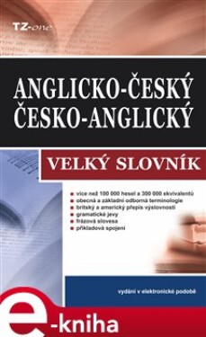 Velký anglicko-český/ česko anglický slovník e-kniha
