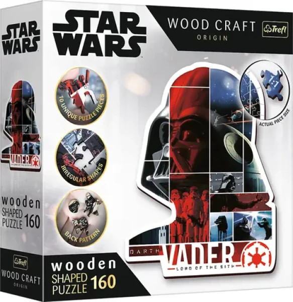 Trefl Wood Craft Origin - Puzzle - Star Wars: Darth Vader