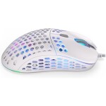 Endorfy LIX Plus bílá / optická / drátová / herní / 19000 dpi / PAW3370 / 6 tlačítek / RGB / Kailh GM8.0 / USB / 1.8m (EY6A003)