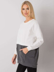 Halenka RV BL 7197.89P bílá šedá