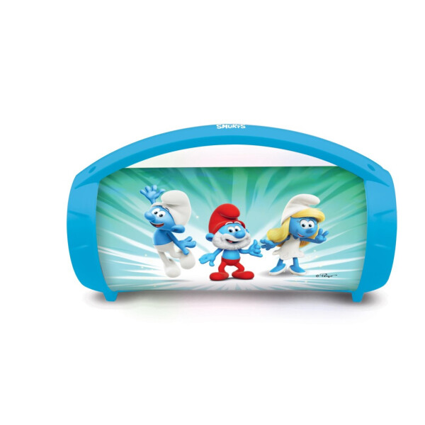 Lexibook bluetooth reproduktor Šmoulové s mikrofonem svítící - Alltoys Lexibook