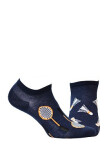 Unisex kotníkové ponožky Wola Funky W91.N02 černá 30-34