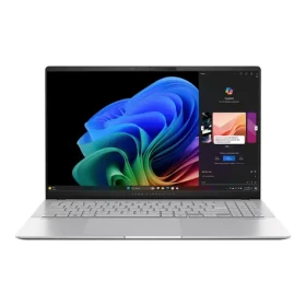 ASUS Vivobook S 15 OLED stříbrná / 15.6" 2880x1620 / Qualcomm Snapdragon X Elite / 16GB / 1TB SSD / Adreno GPU / W11H (S5507QA-OLED006W)