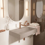 REA - Umyvadlo z litého mramoru GOYA TAUPE 50CM REA-U4412