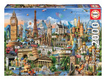 Puzzle Divy Evropy 2000 dílků
