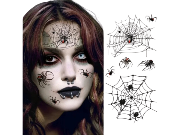 Dovoz Tetování pavouci Barva: 2