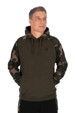 FOX Mikina Khaki/Camo Pullover Premium 310 Hoodie S (CFX438)