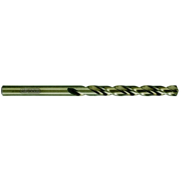 KS Tools 330.3077 HSS-G-Co 5 spirálový vrták, 7.7 mm, DIN 338, 10 ks