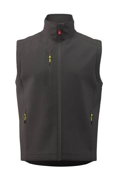 Pánská zateplená softshellová vesta Payper CREEK PAD Barva: Černá/ Černá, Velikost: XS (S00770048914018XS)