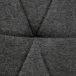 Jídelní židle, šedá, látka, CT-285 GREY2