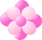 Balónky kytka tmavě růžová-světle růžová balonky.cz Balónky kytka tmavě růžová-světle růžová balonky.cz