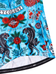Cyklodres CYCOLOGY Winter Ashanti, blue, pánský, dlouhý rukáv (Motiv Ashanti, velikost S)