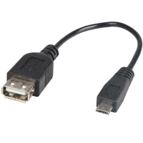 SENCOR SCO 513-001 kabel USB A samice - B samec 0.15 m / OTG (8590669130726)