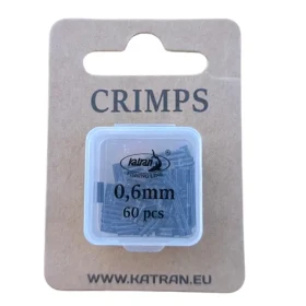 Katran Krimpovací svorky Crimps 0,60mm 50ks + 10ks zdarma (2417)