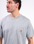 Tričko Carhartt WIP S/S Pocket T-Shirt Grey Heather