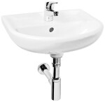 JIKA - Lyra plus Umyvadlo 500x410mm, s přepadem, s otvorem pro baterii, bílá H8143810001041