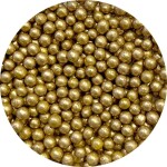 Dortisimo 4Cake Cukrové perly zlaté 5 mm (50 g)