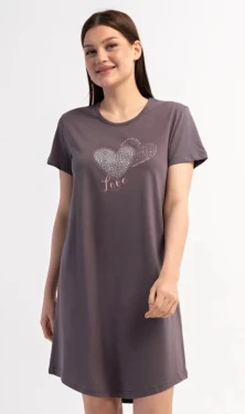 Dámská noční košile Vienetta Secret Hearts